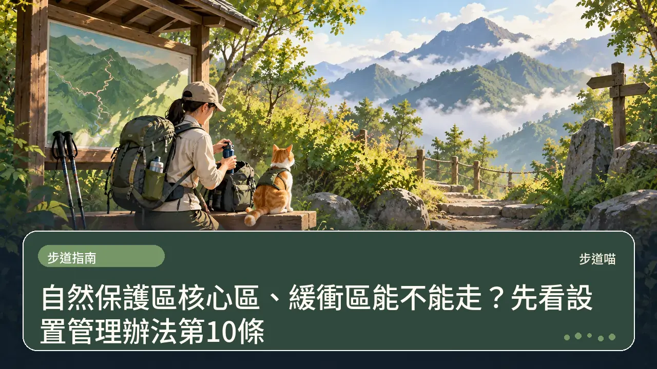 自然保護區核心區、緩衝區能不能走?先看設置管理辦法第10條主題插畫